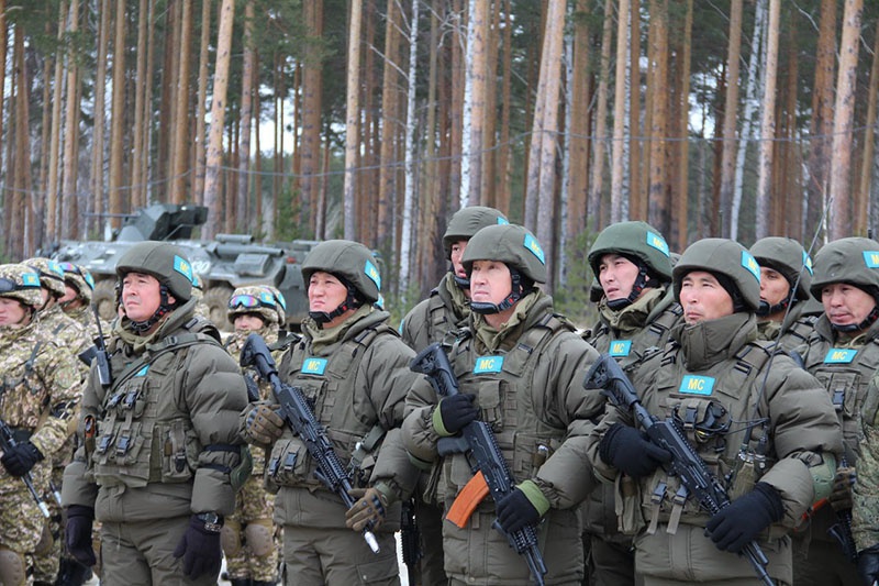 Казахстанский контингент сил ОДКБ.