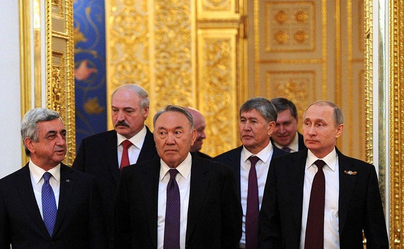 Встреча лидеров стран ЕАЭС в Москве.
