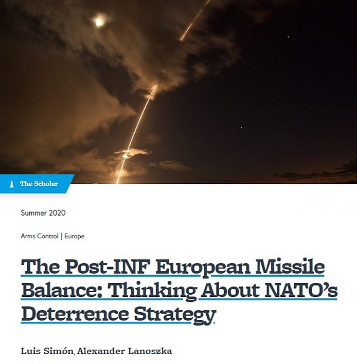 Эссе «Европейский ракетный баланс после РСМД: размышления о стратегии сдерживания НАТО».